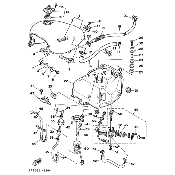 FUEL TANK CALIFORNIA MODEL ONLY