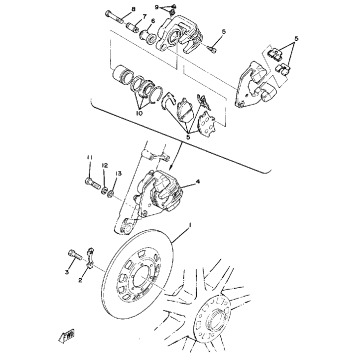 FRONT DISC BRAKE - CALIPER