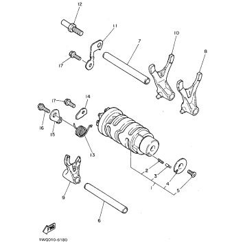 SHIFT CAM SHIFT FORK