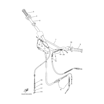 STEERING HANDLE - CABLE