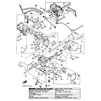 CARBURETOR NONCALIFORNIA MODEL