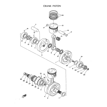 CRANK - PISTON