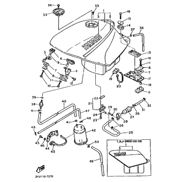 FUEL TANK FZ700TC