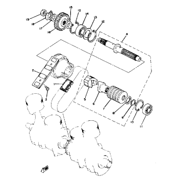 PRIMARY SHAFT - CHAIN
