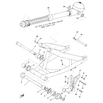 REAR ARM - REAR CUSHION