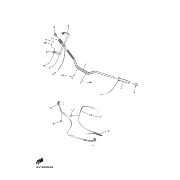 STEERING HANDLE CABLE