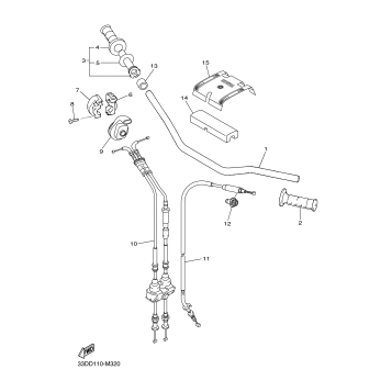 STEERING HANDLE CABLE