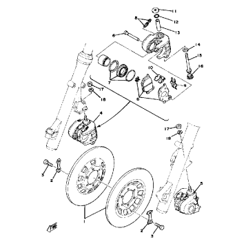 FRONT DISC BRAKE - CALIPER
