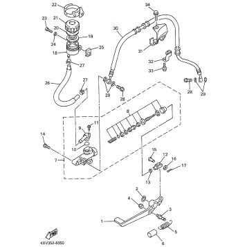 REAR MASTER CYLINDER