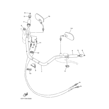 STEERING HANDLE CABLE