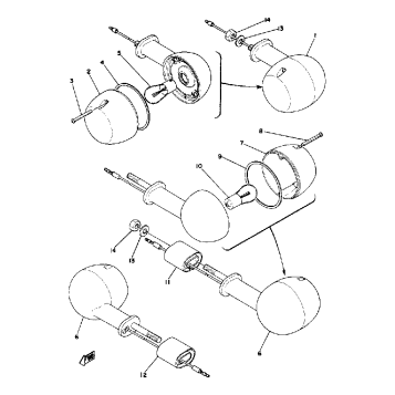 FLASHER LIGHT DT80H - J - K