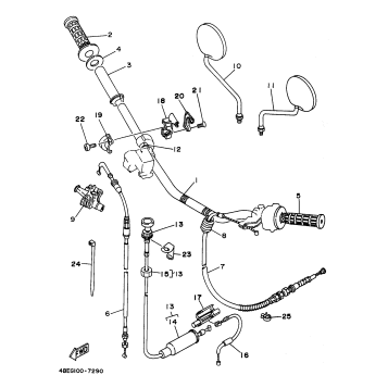 STEERING HANDLE CABLE
