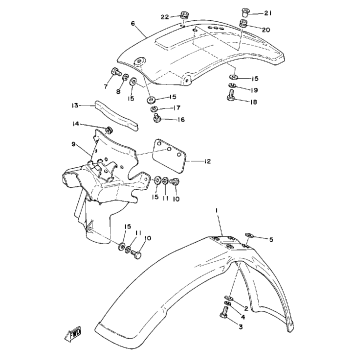 FRONT FENDER - REAR FENDER