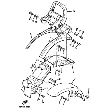 FRONT FENDER REAR FENDER