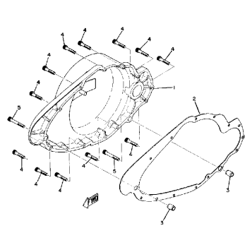 CRANKCASE COVER RIGHT