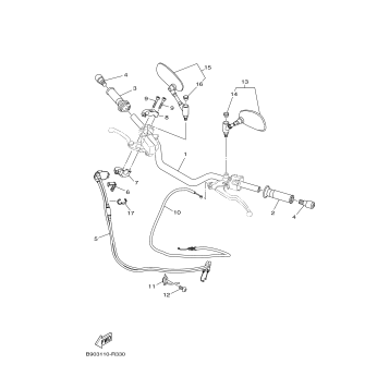 STEERING HANDLE CABLE