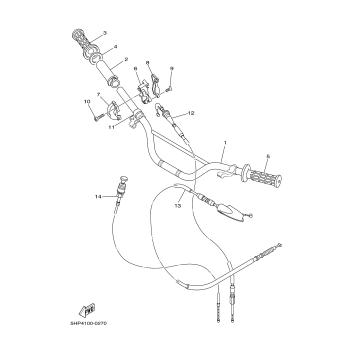 STEERING HANDLE CABLE
