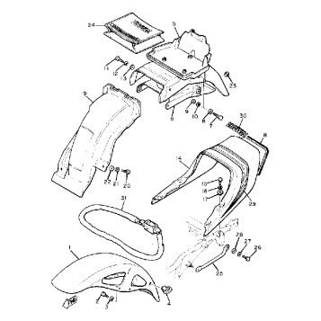 FRONT FENDER REAR FENDER