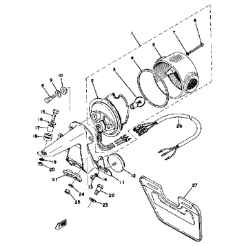 TAILLIGHT XS650D E E006501~ F