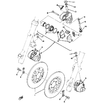 FRONT DISC BRAKE - CALIPER