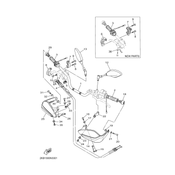 STEERING HANDLE CABLE