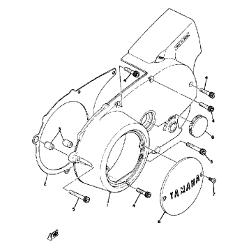 CRANKCASE COVER LEFT