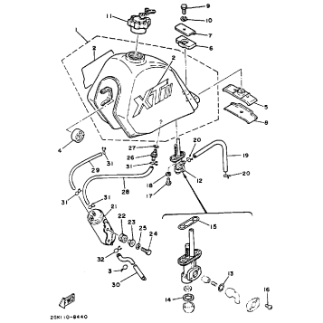 FUEL TANK (CALIFORNIA MODEL ONLY)
