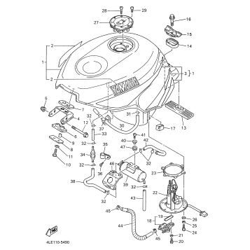 FUEL TANK CALIFORNIA ONLY
