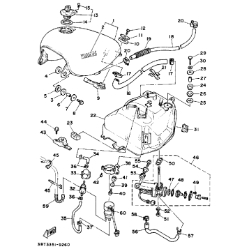 FUEL TANK NON CALIFORNIA MODEL
