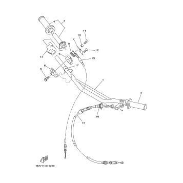 STEERING HANDLE CABLE