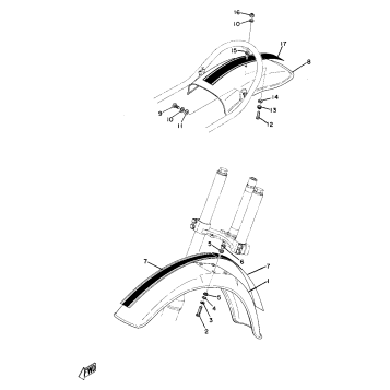 FRONT FENDER - REAR FENDER