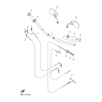STEERING HANDLE CABLE