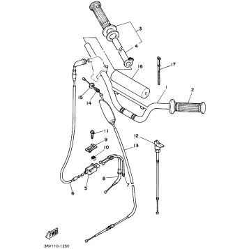 STEERING HANDLE CABLE