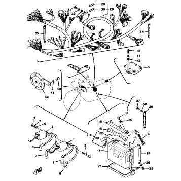 IGNITION COIL BATTERY-WIRE HARNESS