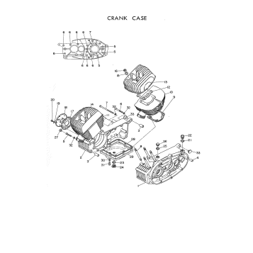 CRANKCASE AND CYLINDER