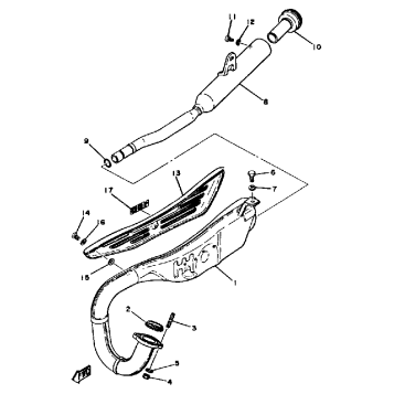 EXHAUST MX100H - J - K
