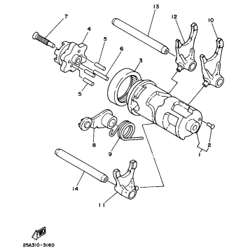 SHIFT CAM SHIFT FORK
