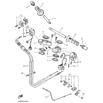 STEERING HANDLE CABLE
