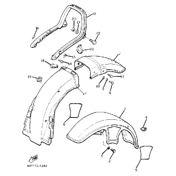 FRONT FENDER REAR FENDER