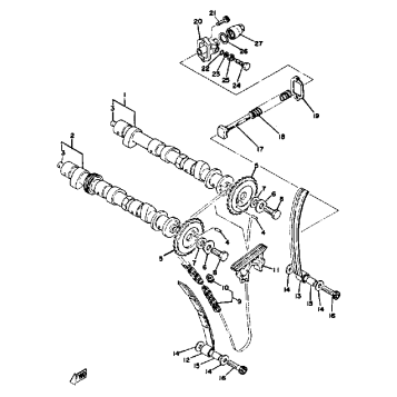 CAMSHAFT-CHAIN TENSIONER