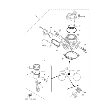 4 PISTON REBUILT KIT