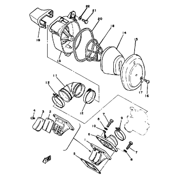 INTAKE MX100H - J - K