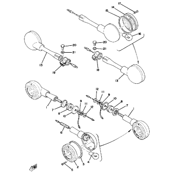 FLASHER LAMP (XS750-2D)