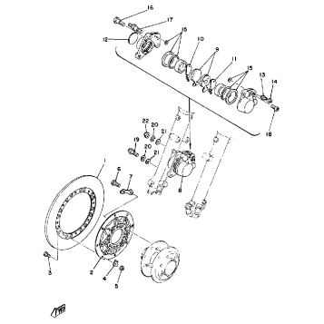 FRONT DISC BRAKE - CALIPER