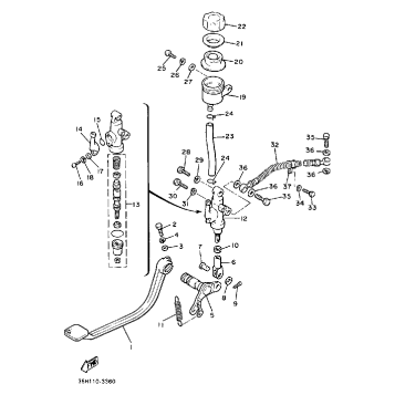 REAR MASTER CYLINDER