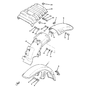 FRONT FENDER REAR FENDER