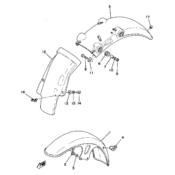 FRONT FENDER - REAR FENDER
