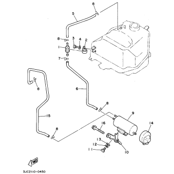 FUEL TANK CA ONLY FC SFC