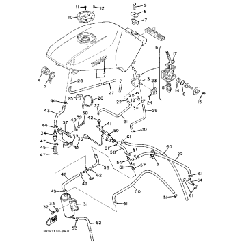 FUEL TANK CALIFORNIA MODEL ONLY