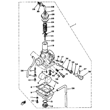 CARBURETOR MX100H - J - K